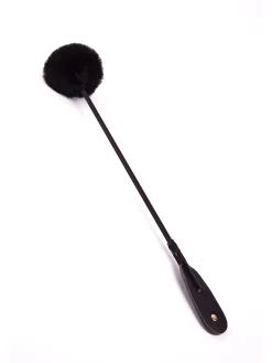 Signature Faux Fur Double Ended Crop & Tickler