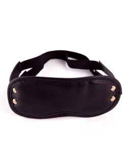 Signature Faux Leather Blindfold Eyemask