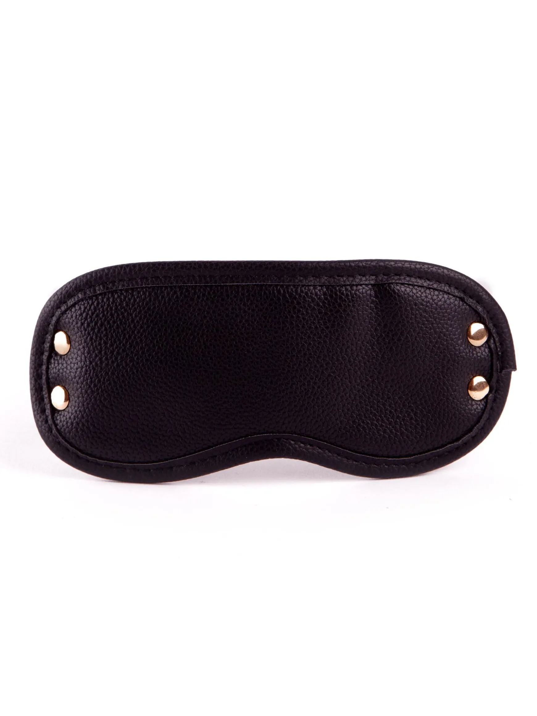 Signature Faux Leather Blindfold Eyemask
