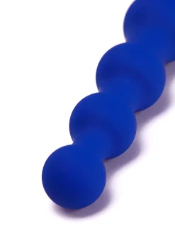 Silicone Vibrating Graduated Anal Beads with Removable Bullet