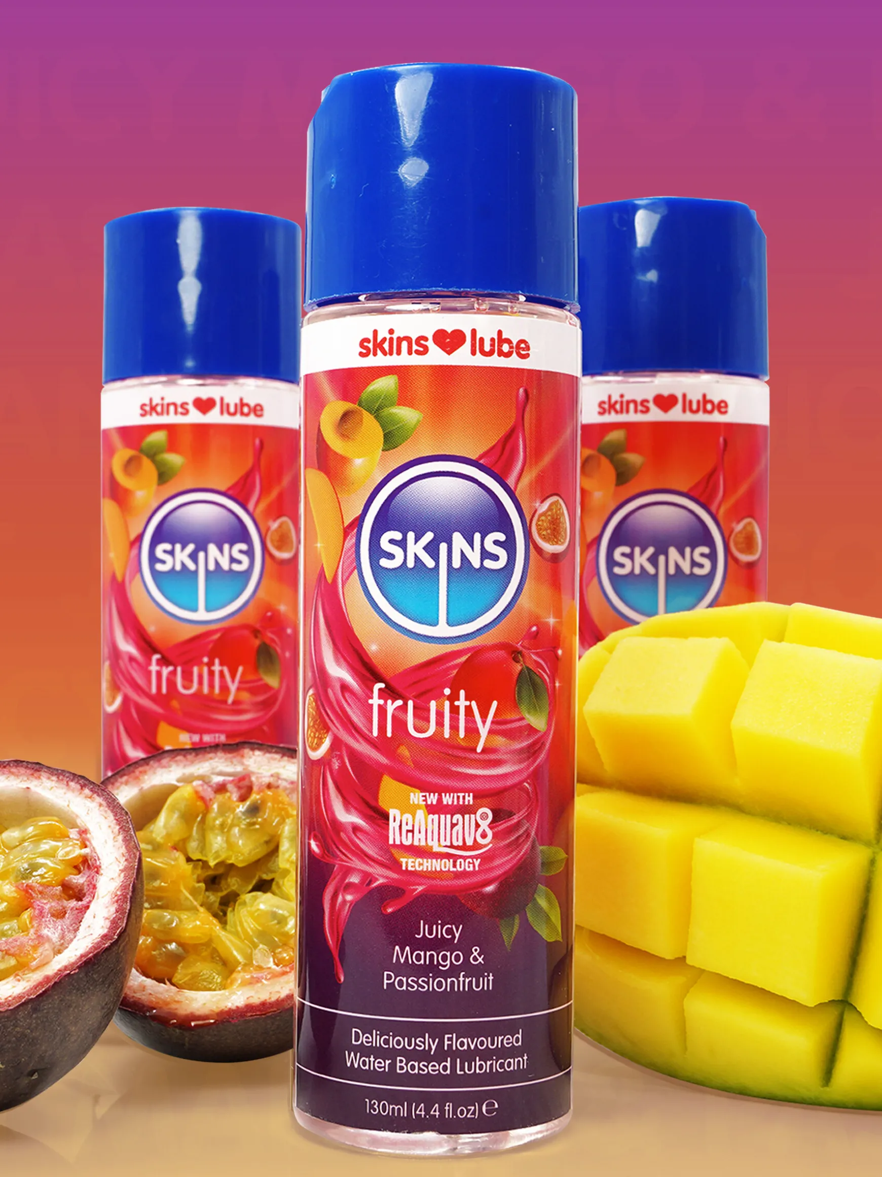 Skins Passion Fruit and Mango Flavoured Lube - 130ml