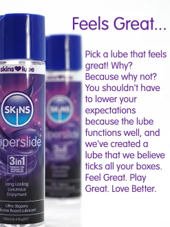 Skins Superslide Silicone-Based Lubricant - 130ml
