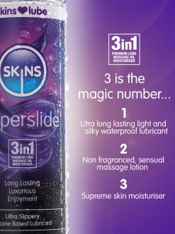 Skins Superslide Silicone-Based Lubricant - 130ml