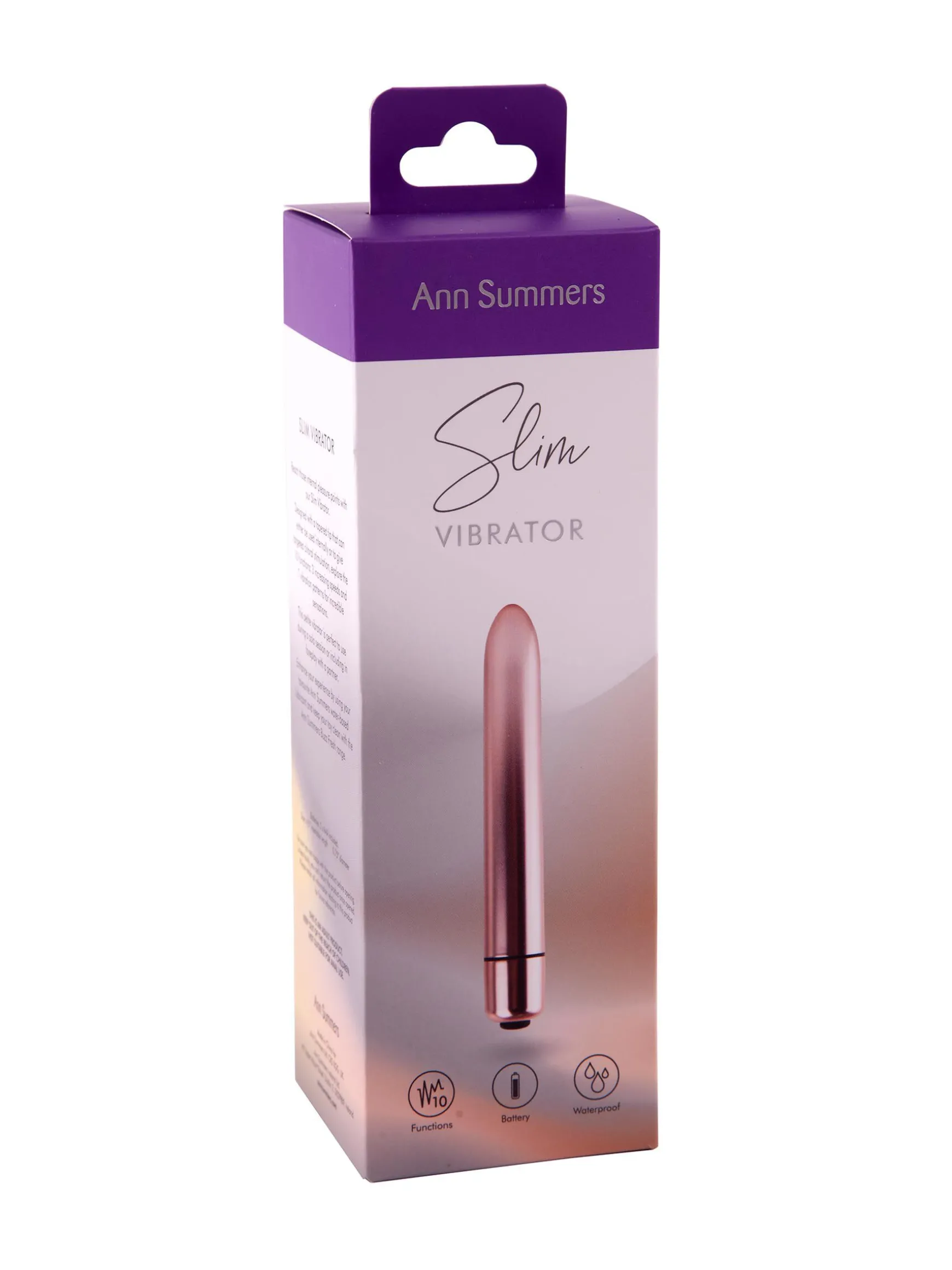 Slender Curved Tip Waterproof Vibrator