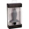 Slimline Vibrating Silicone Butt Plug with Removable Bullet