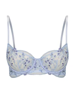 Sofia Non Pad Plunge Bra - Blue