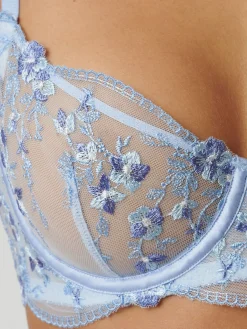 Sofia Non Pad Plunge Bra - Blue
