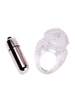 Stealth Vibrating Cock Ring with Removable Bullet