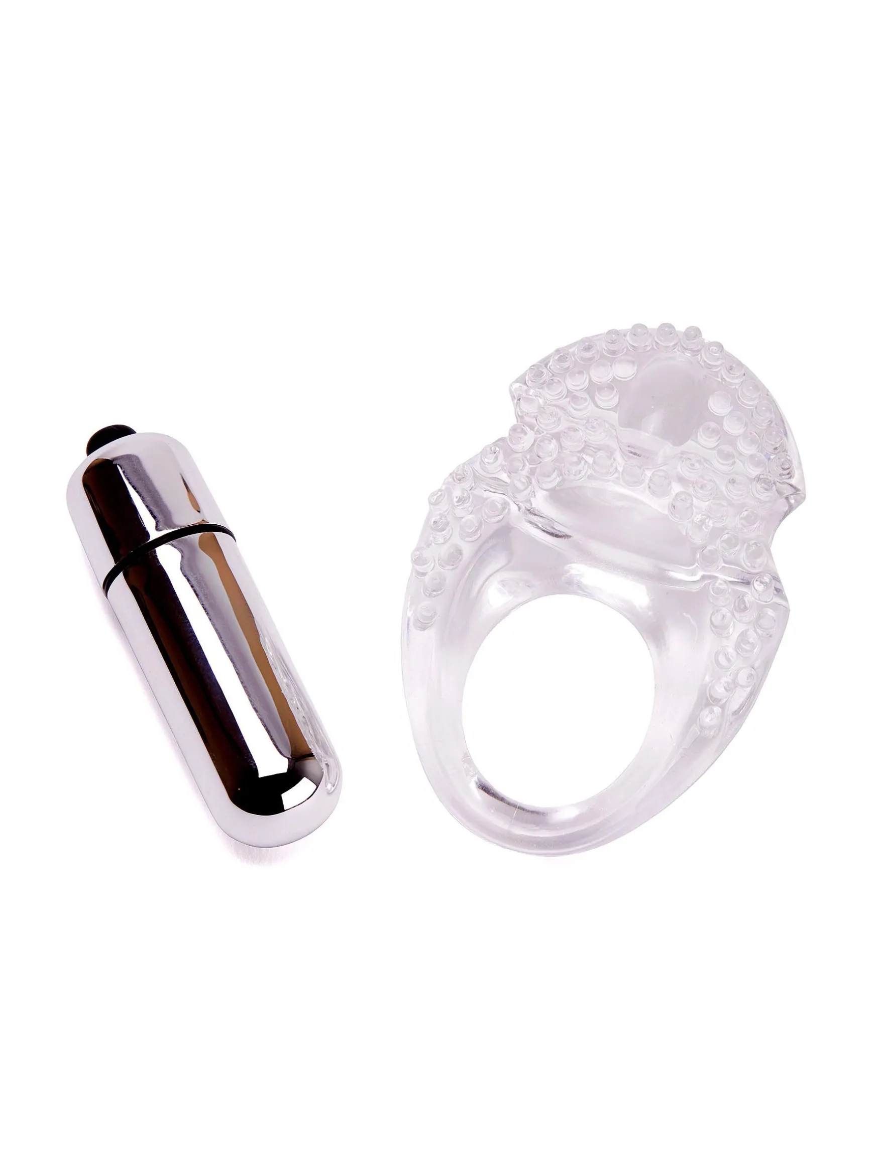 Stealth Vibrating Cock Ring with Removable Bullet