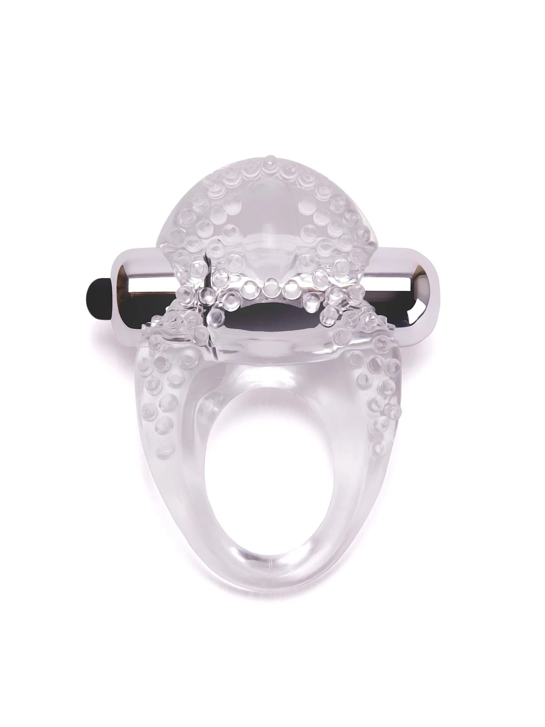 Stealth Vibrating Cock Ring with Removable Bullet