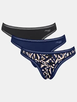 String 3 Pack - Black