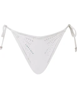 Summer Siren Tie Side Bikini Brazilian - White