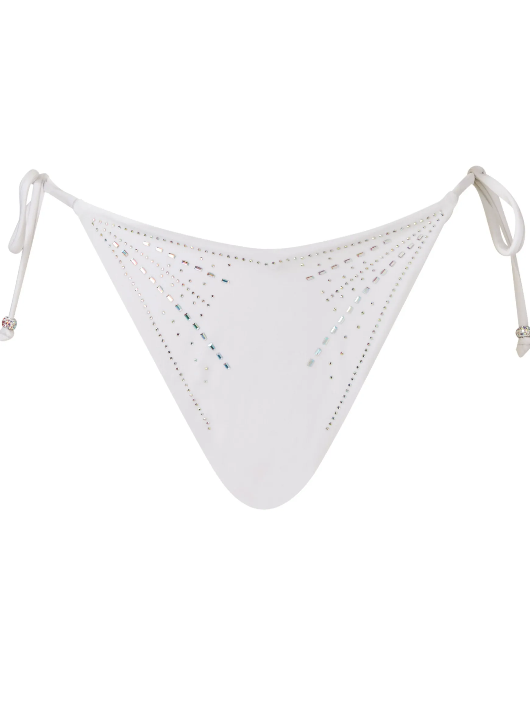 Summer Siren Tie Side Bikini Brazilian - White
