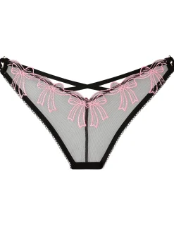 Sweet Embrace Brazilian Knickers - Black