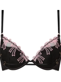 Sweet Embrace Padded Plunge Bra - Black
