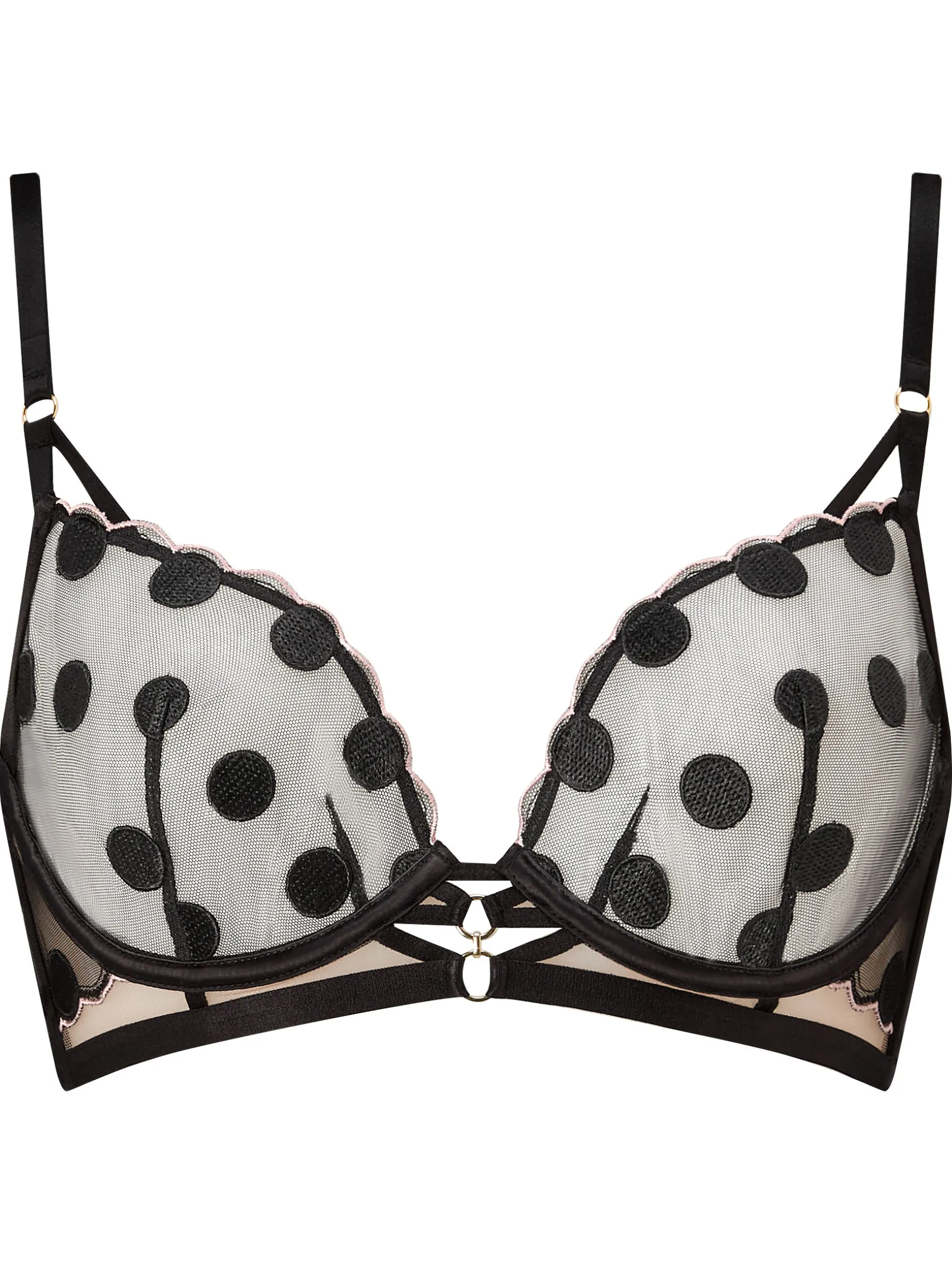 Sweetest Spot Non Padded Plunge Bra - Black