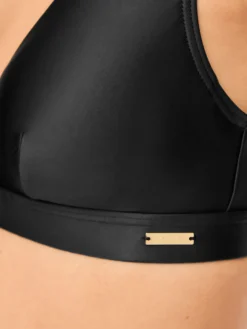 Swim Solid Collections Bikini Top - Black