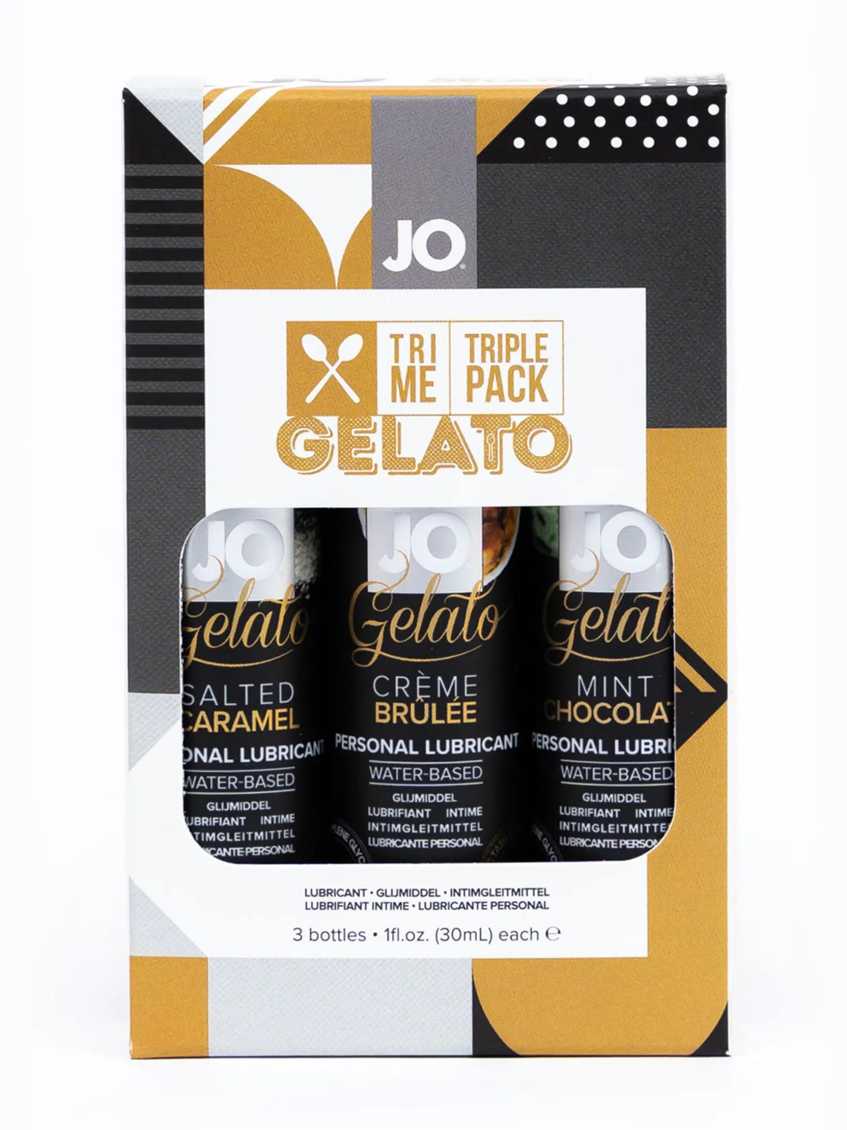 System Jo Gelato Flavoured Lubricant Triple Pack 3 x 30ml Set