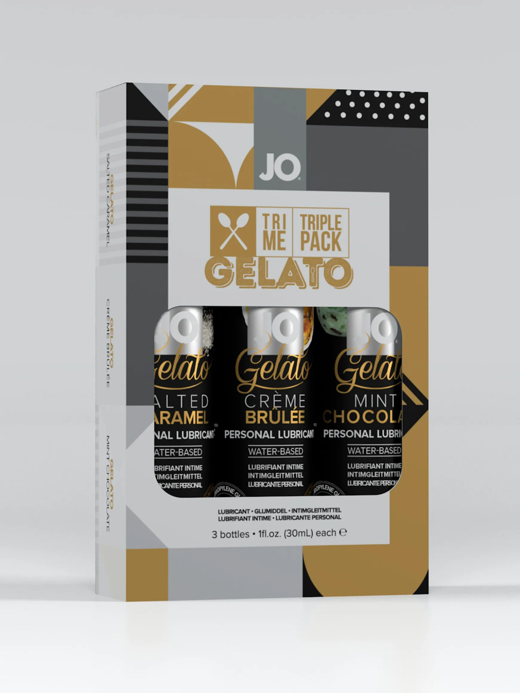 System Jo Gelato Flavoured Lubricant Triple Pack 3 x 30ml Set