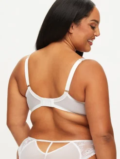 The Icon Fuller Bust Non Padded Balcony Bra - White
