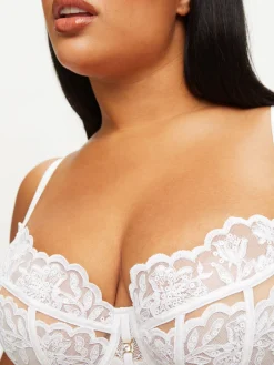 The Icon Fuller Bust Non Padded Balcony Bra - White