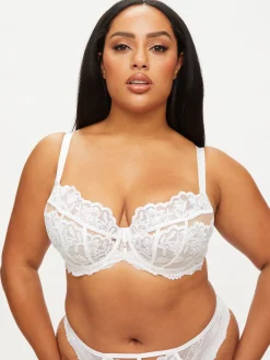 The Icon Fuller Bust Non Padded Balcony Bra - White