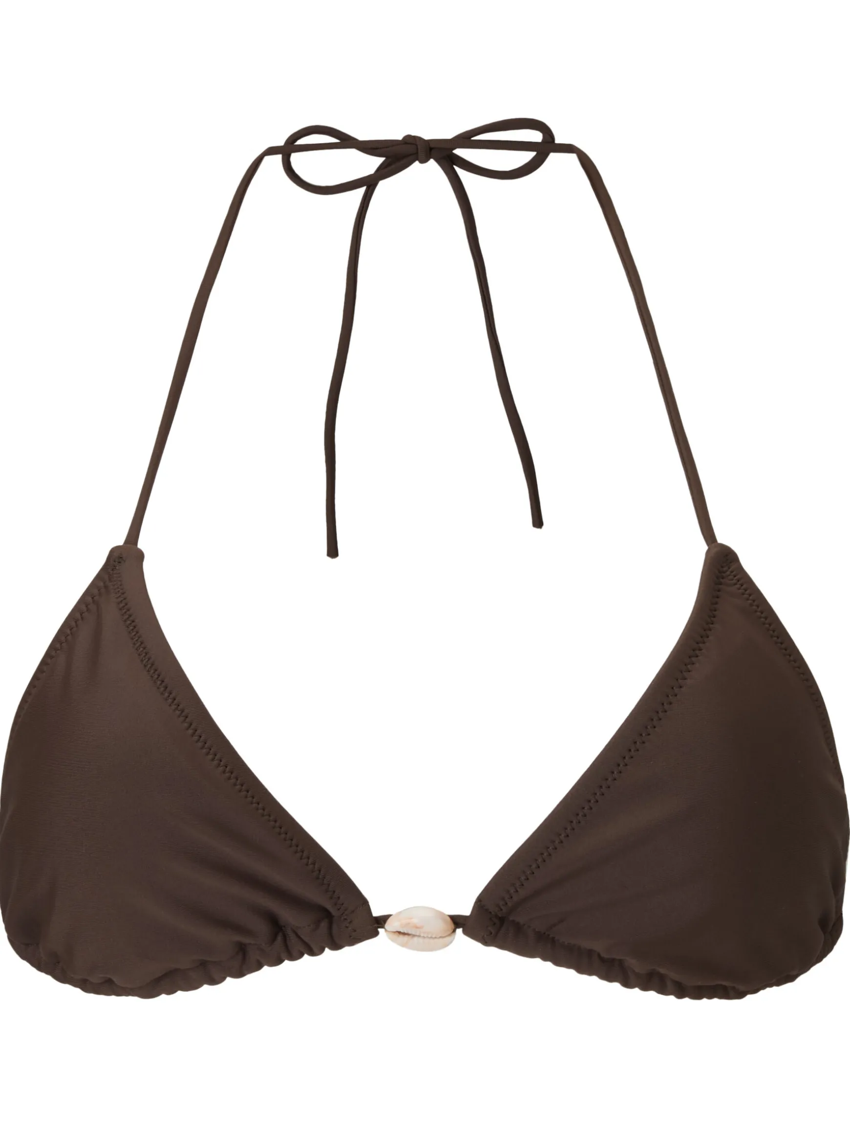 Triangle Bikini Top - Brown