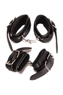 Under Bed PU Adjustable 10 Piece Restraint Kit