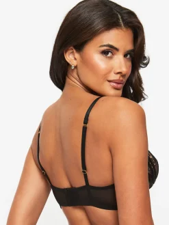 Untold Desire Non Padded Plunge Bra - Black