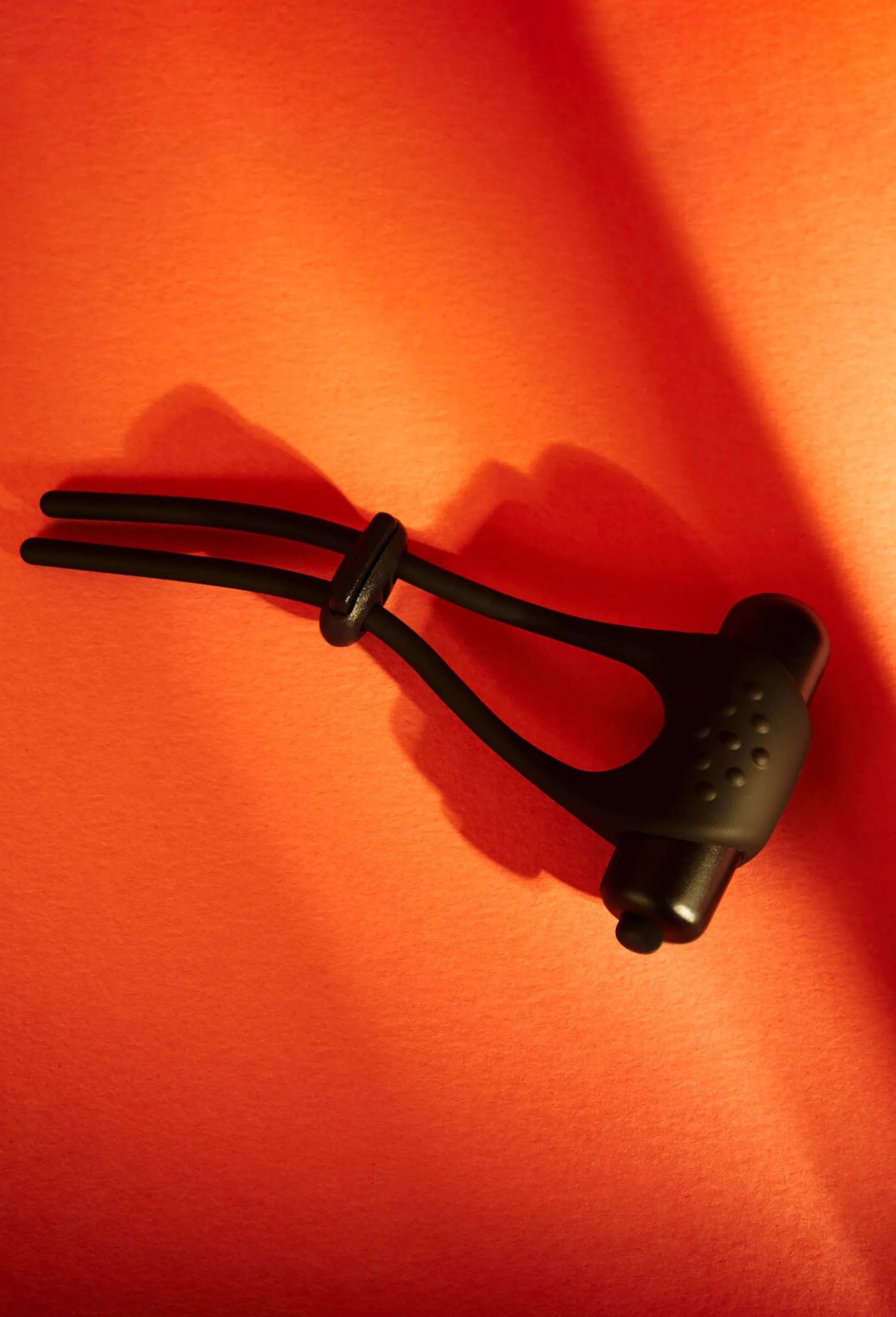 Vibrating Adjustable Silicone Cock Ring with Removable Bullet