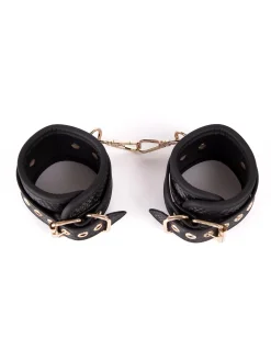 Viper Faux Snake Leather Handcuffs