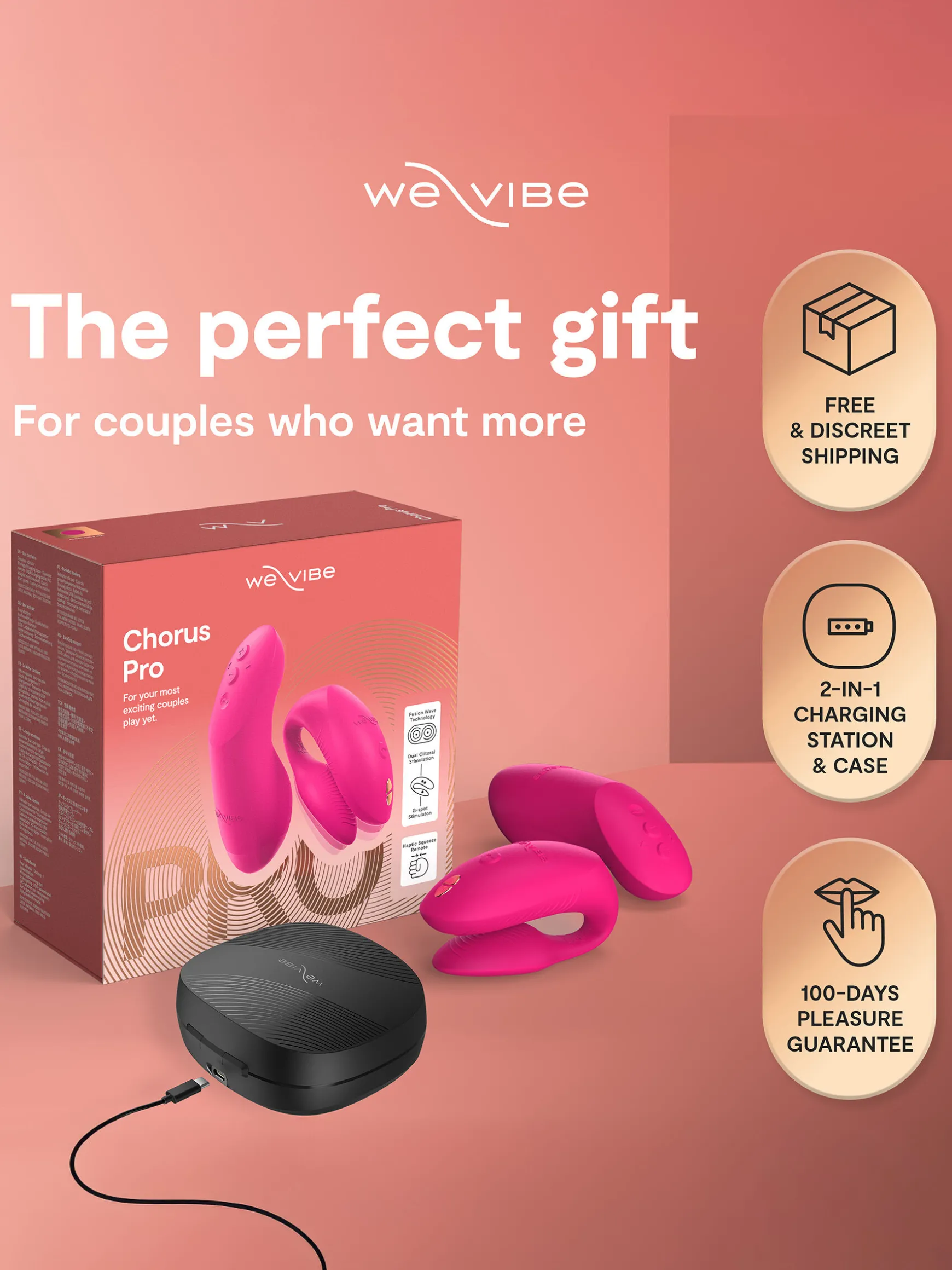 We-Vibe Chorus Pro Vibrator