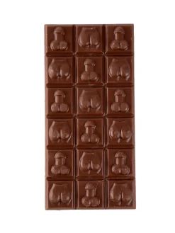 Willy & Bum Milk Chocolate Bar Rude Edible Sweets 90g